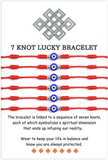 6 Pezzi Braccialetti Malocchio