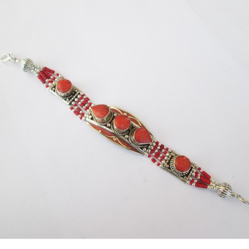 Bracciale corallo rosso - bracciale,