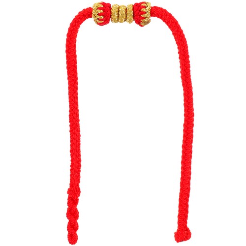 Braccialetto charm corda rossa - braccialetto,