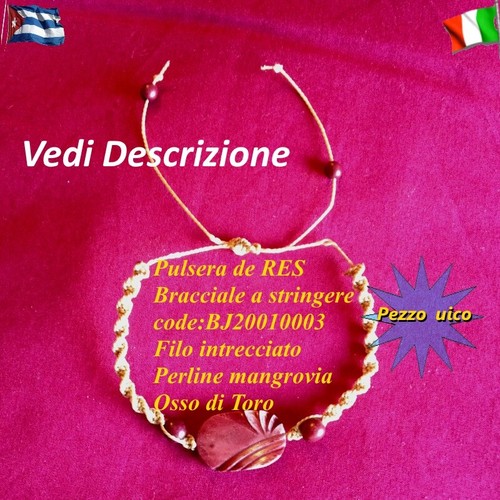 Bracciale perle mangrovia osso - bracciale,