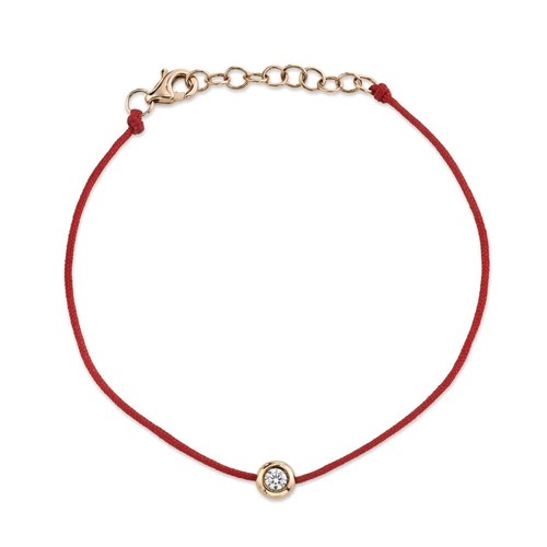 14k oro rosa diamante filo - oro,