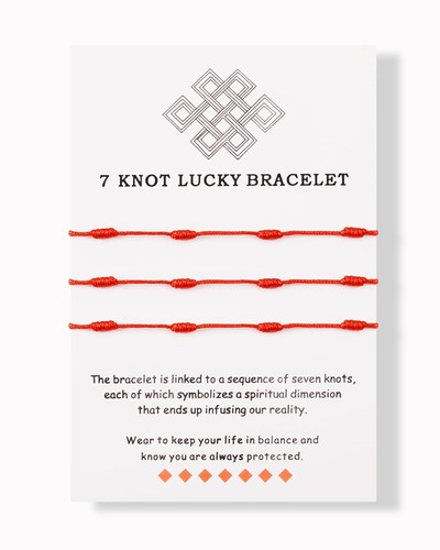 Bracciale filo rosso - filo,