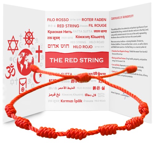 Bracciale con filo rosso - con,