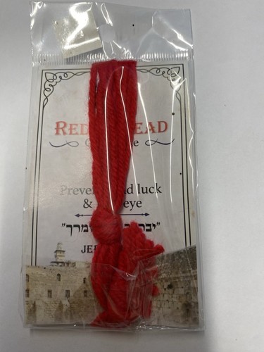 Bracciale israele filo rosso - bracciale,