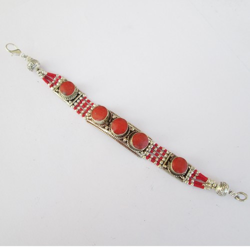 Bracciale corallo rosso - corallo,