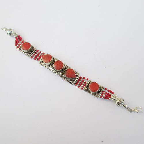 Bracciale corallo rosso - corallo,