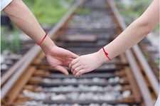 2x Bracciale Filo Rosso