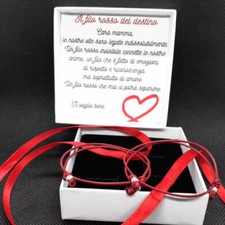 Braccialetti filo rosso del