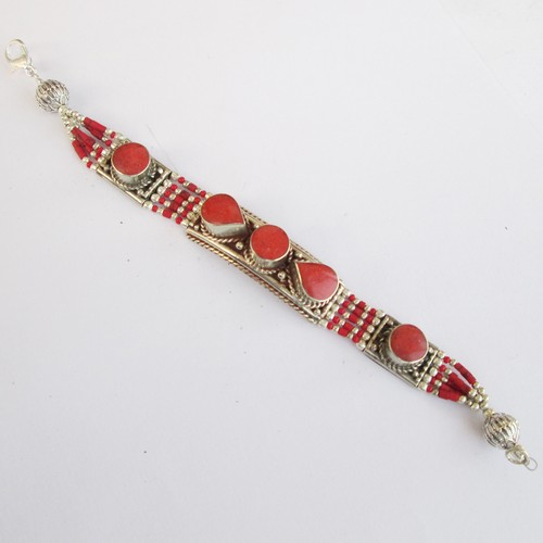Bracciale corallo rosso - corallo,