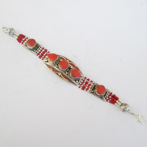 Bracciale corallo rosso - corallo,