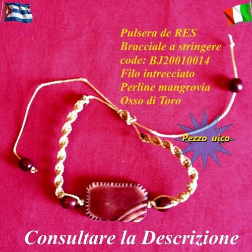 Bracciale perle mangrovia osso - bracciale,